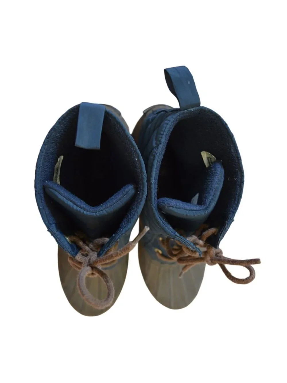 Sperry Top Sider Gosling Quilted Duck Boots Shoes Blue Water Resistant Women 7.5